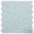 Triangle Art Glass Mosaic Floor Tiles